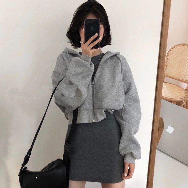 women's jackets korean knit sweater posh simple and versatile little man with a short hoodie thin hip wrap dress two pieces together i3, Black;brown
women's jackets korean knit sweater posh simple and versatile little man with a short hoodie thin hip wrap dress two pieces together i3, Black;brown