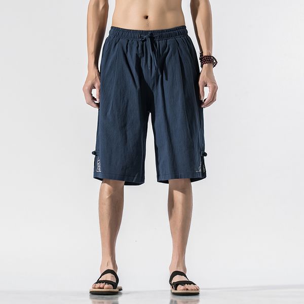 Elastic Waist Summer Linen Shorts Plain Color Streetwear Men Casual Short Pants Chinese Type Knee Lengt Shorts Men Clothes -5XL, Black linen shorts
Elastic Waist Summer Linen Shorts Plain Color Streetwear Men Casual Short Pants Chinese Type Knee Lengt Shorts Men Clothes -5XL, Black linen shorts