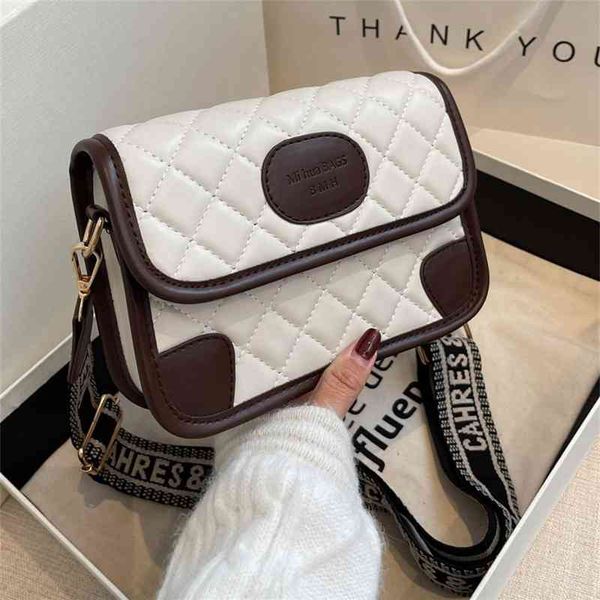 high sense small bag women's fashion autumn and winter broadband messenger foreign style lingge square 60% off wholesale sales
high sense small bag women's fashion autumn and winter broadband messenger foreign style lingge square 60% off wholesale sales