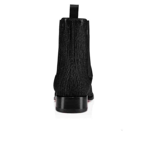 men's winter fall boots brand designers red bottom ankle boot samson orlato men wedding dress leather flats shoes mid bootlia super qua, Black
men's winter fall boots brand designers red bottom ankle boot samson orlato men wedding dress leather flats shoes mid bootlia super qua, Black