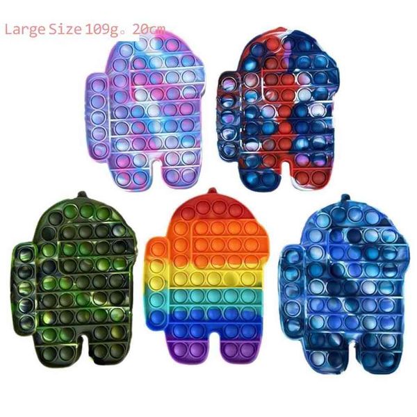 20cm large size fidget sensory push bubble popper board toys tie dye rainbow camouflage tiktok tik tok finger fun puzzle mega jumbo big stre
20cm large size fidget sensory push bubble popper board toys tie dye rainbow camouflage tiktok tik tok finger fun puzzle mega jumbo big stre