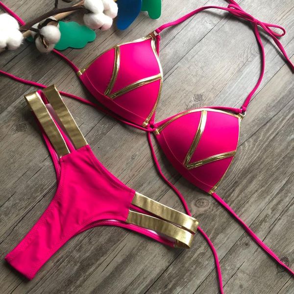 one-piece suits gold cloth stitching strap swimsuit wish bikini two-piece swimwear 4 colors sizes
one-piece suits gold cloth stitching strap swimsuit wish bikini two-piece swimwear 4 colors sizes