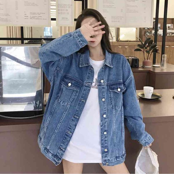 women's jackets women of vintage denim female korean jacket spring bf basic jeans retro boyfriend loosely coat adzu, Black;brown 
women's jackets women of vintage denim female korean jacket spring bf basic jeans retro boyfriend loosely coat adzu, Black;brown