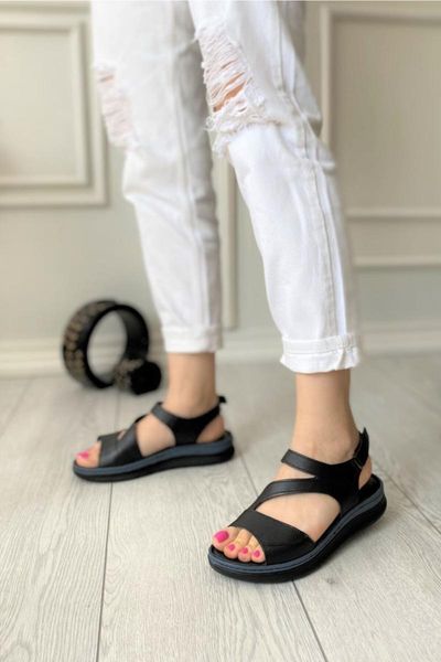 sandals genuine leather black women 's comfort tmd16065 
sandals genuine leather black women 's comfort tmd16065