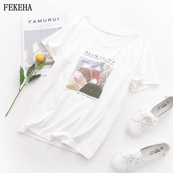 women's t-shirt summer white t-shirts women tee printed loose short sleeve lady tshirt female clothes
women's t-shirt summer white t-shirts women tee printed loose short sleeve lady tshirt female clothes