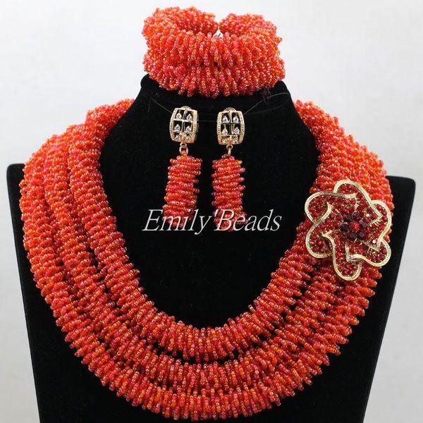 earrings & necklace 2021 splendid costume necklaces nigerian wedding african beads jewelry set orange bridal gift alj293, Silver
earrings & necklace 2021 splendid costume necklaces nigerian wedding african beads jewelry set orange bridal gift alj293, Silver