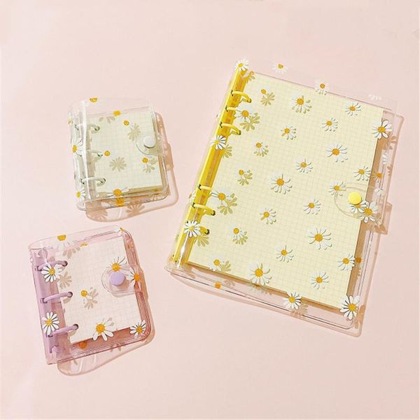 notepads a5/a6 cute little daisy notebook korean stationery loose leaf 6 rings binder file folder planner school journals kawaii diary, Purple;pink
notepads a5/a6 cute little daisy notebook korean stationery loose leaf 6 rings binder file folder planner school journals kawaii diary, Purple;pink
