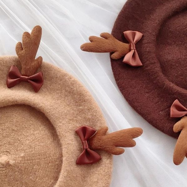 beanies 831a fashion girl antler beret wool painter hat vintage cute deer antlers biscuits for women costume headwear
beanies 831a fashion girl antler beret wool painter hat vintage cute deer antlers biscuits for women costume headwear