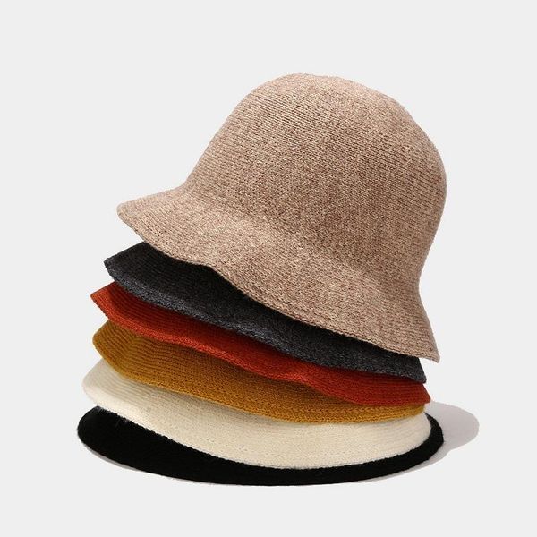 wide brim hats fashion knitted bucket hat women fall winter fisherman female outdoor street dome panama basin cap solid color chapeau femme, Blue;gray
wide brim hats fashion knitted bucket hat women fall winter fisherman female outdoor street dome panama basin cap solid color chapeau femme, Blue;gray