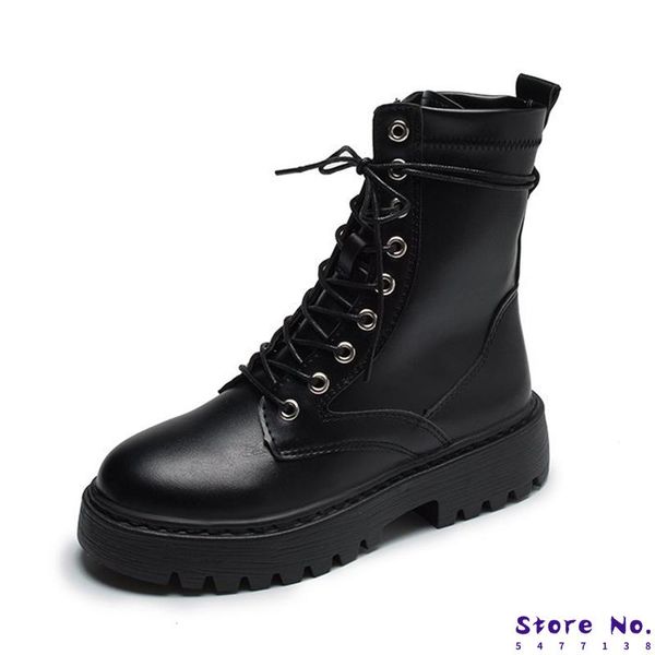 boots 2021 autumn winter ankle for women med heels lace up platform shoes woman british style pu leather women's, Black
boots 2021 autumn winter ankle for women med heels lace up platform shoes woman british style pu leather women's, Black
