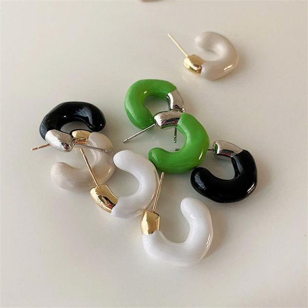 hoop & huggie 2021 fall french vintage trendy personality geometric u-shaped colorful resin earrings for women aesthetic jewelry, Golden;silver
hoop & huggie 2021 fall french vintage trendy personality geometric u-shaped colorful resin earrings for women aesthetic jewelry, Golden;silver