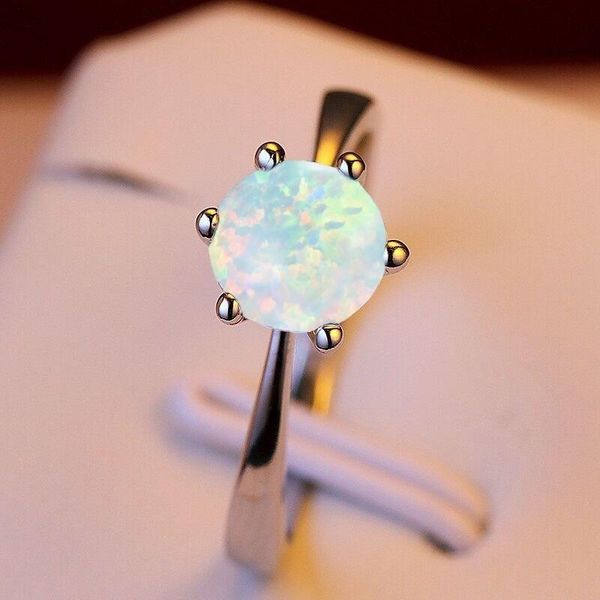 cluster rings modyle silver color round white/blue fire opal for women wedding fashion jewelry birthstone ring, Golden;silver
cluster rings modyle silver color round white/blue fire opal for women wedding fashion jewelry birthstone ring, Golden;silver