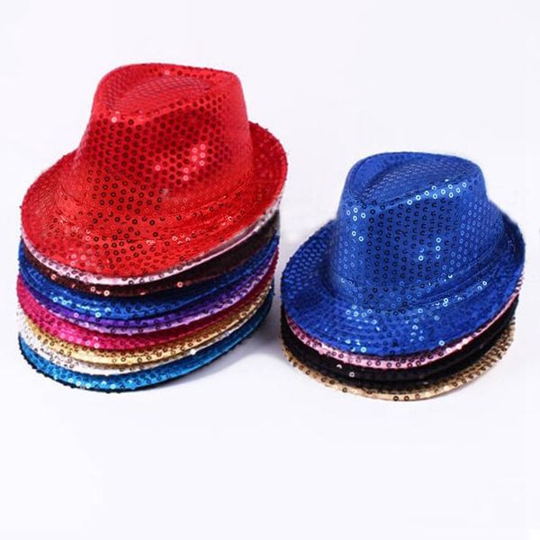 wide brim hats sequin street dance korean version jazz hat solid color fashion simple performance props, Blue;gray
wide brim hats sequin street dance korean version jazz hat solid color fashion simple performance props, Blue;gray