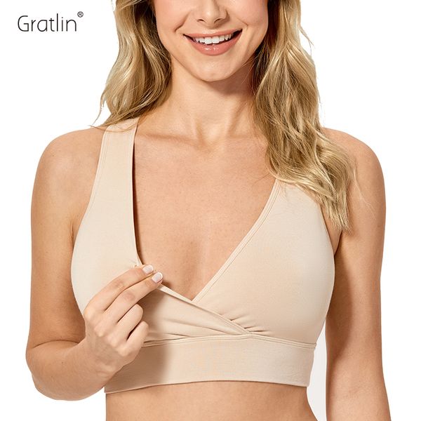 gratlin women's plus size soft wrap wire maternity nursing sleep bra 210318, White
gratlin women's plus size soft wrap wire maternity nursing sleep bra 210318, White
