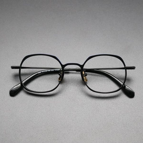 fashion sunglasses frames designer glasses pure titanium frame men's ultra-light small women order myopia degrees, Black
fashion sunglasses frames designer glasses pure titanium frame men's ultra-light small women order myopia degrees, Black