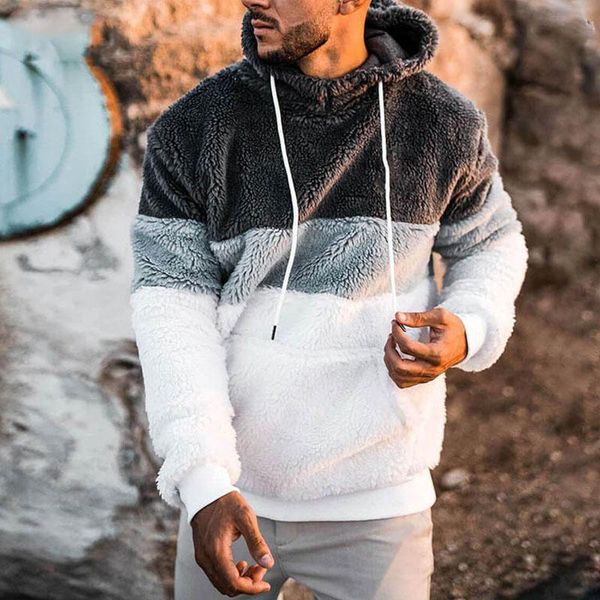 men's hoodies & sweatshirts fashion jacket men solid color 2021 autumn winter imitation lamb wool korean plus velvet zipper sweatshirt, Black
men's hoodies & sweatshirts fashion jacket men solid color 2021 autumn winter imitation lamb wool korean plus velvet zipper sweatshirt, Black