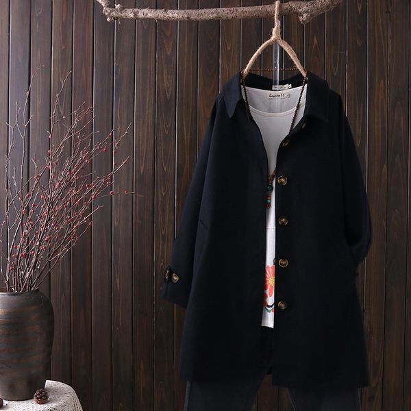 women's trench coats 2021 fashion spring autumn cotton coat women single-breasted outerwear plus size 4xl student casual windbreaker, Tan;black
women's trench coats 2021 fashion spring autumn cotton coat women single-breasted outerwear plus size 4xl student casual windbreaker, Tan;black