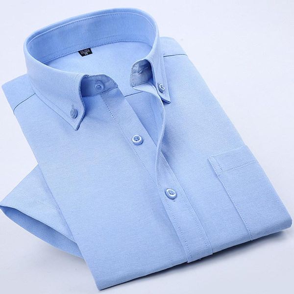 summer short sleeve oxford men's casual dress shirt 2021 slim fit male business button down shirts for men blue pink gray white, White;black
summer short sleeve oxford men's casual dress shirt 2021 slim fit male business button down shirts for men blue pink gray white, White;black