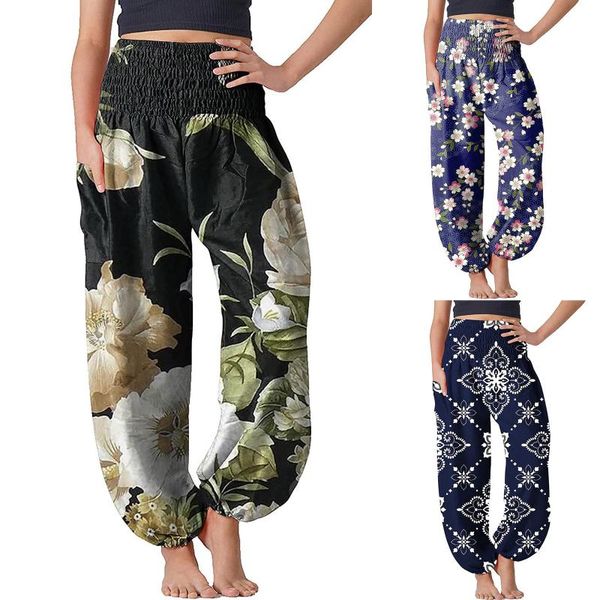 women's leggings sport women fitness comfy boho pants loose hippie pajama lounge legginsy pantalon pour femme, Black
women's leggings sport women fitness comfy boho pants loose hippie pajama lounge legginsy pantalon pour femme, Black