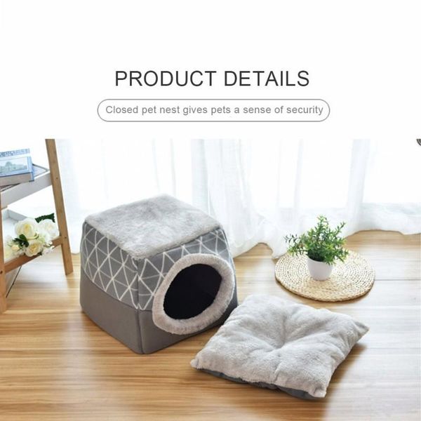 cat beds & furniture pet cats dogs litter space closed square foldable cute solid washable villa enclosed house windproof sleeping b
cat beds & furniture pet cats dogs litter space closed square foldable cute solid washable villa enclosed house windproof sleeping b