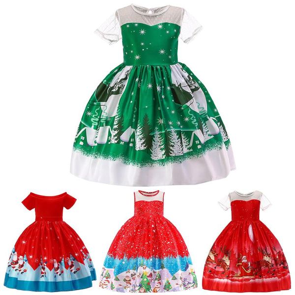 girl's dresses princess kids child girl dress pageant gown christmas xmas dance party costume elegant for, Red;yellow
girl's dresses princess kids child girl dress pageant gown christmas xmas dance party costume elegant for, Red;yellow