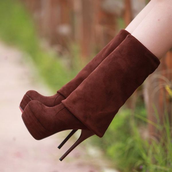 boots olome womens platform over the knee stilettos high heel suede leather shoes long warm winter side zip plus big size, Black
boots olome womens platform over the knee stilettos high heel suede leather shoes long warm winter side zip plus big size, Black