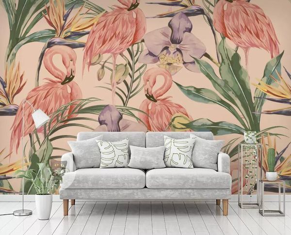 wallpapers cjsir custom wallpaper mural fashion tropical flowers and plants plant rainforest flamingo background wall 3d decor
wallpapers cjsir custom wallpaper mural fashion tropical flowers and plants plant rainforest flamingo background wall 3d decor