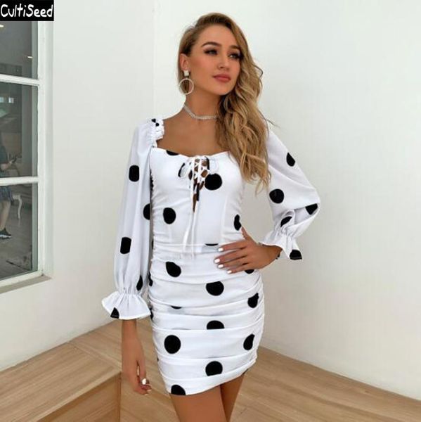 cultiseed women square collar lacing up bandage chest slim hip club party dress female black dot print pleated mini dresses casual, Black;gray
cultiseed women square collar lacing up bandage chest slim hip club party dress female black dot print pleated mini dresses casual, Black;gray