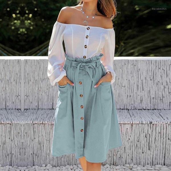 skirts summer autumn womens midi knee length korean elegant button high waist skirt female pleated school, Black
skirts summer autumn womens midi knee length korean elegant button high waist skirt female pleated school, Black