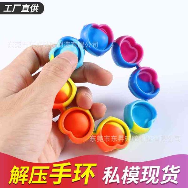 private model heart-shaped rainbow hand string new summer decompression bracelet rat killing pioneer press bubble music
private model heart-shaped rainbow hand string new summer decompression bracelet rat killing pioneer press bubble music