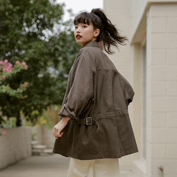 women's jackets oversize black women spring fashion windbreaker autumn korean casual jacket gray loose bf style streetwear outerwear, Black;brown
women's jackets oversize black women spring fashion windbreaker autumn korean casual jacket gray loose bf style streetwear outerwear, Black;brown