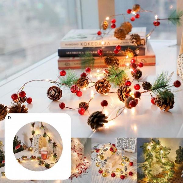party decoration lovely christmas pine cone copper wire string light eye-catching fairy energy-saving for curtain
party decoration lovely christmas pine cone copper wire string light eye-catching fairy energy-saving for curtain