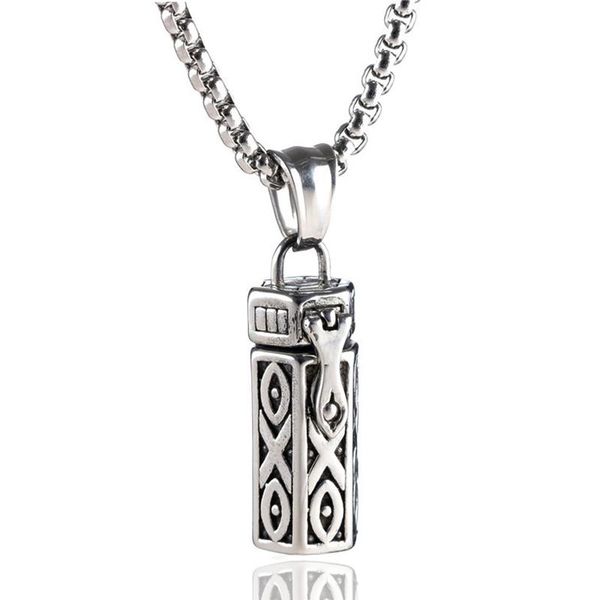 pendant necklaces urn cremation memorial pet stainless steel dangle vintage fashion jewelry for male drop gifts mujer, Silver
pendant necklaces urn cremation memorial pet stainless steel dangle vintage fashion jewelry for male drop gifts mujer, Silver