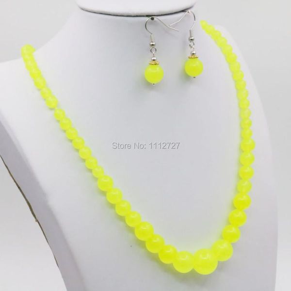 earrings & necklace 6-14mm tower chain sets lemon natural stone balls gifts round beads hand made jewelry 18inch accessories, Silver
earrings & necklace 6-14mm tower chain sets lemon natural stone balls gifts round beads hand made jewelry 18inch accessories, Silver