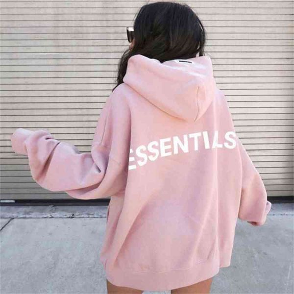 essentials reflective couple's men's and women's sports fashion brand fitness autumn fog loose hooded coat, Black
essentials reflective couple's men's and women's sports fashion brand fitness autumn fog loose hooded coat, Black
