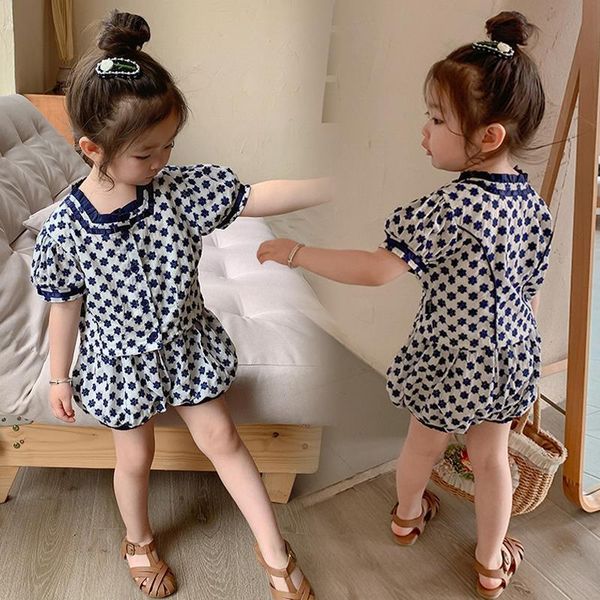 clothing sets girl baby summer clothes kid children's single-breasted printed short-sleeved t-shirt + lantern shorts 2-pcs set, White
clothing sets girl baby summer clothes kid children's single-breasted printed short-sleeved t-shirt + lantern shorts 2-pcs set, White