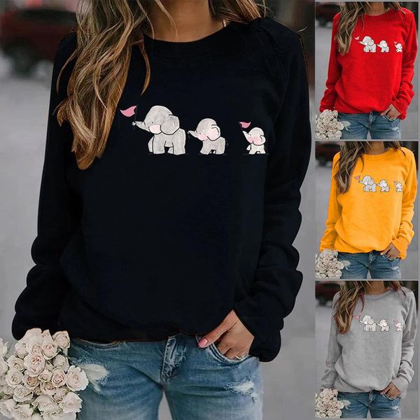 women's hoodies & sweatshirts elephant family printed women fleece long sleeve o neck loose sweatshirt girls hoodie pullovers winter au, Black
women's hoodies & sweatshirts elephant family printed women fleece long sleeve o neck loose sweatshirt girls hoodie pullovers winter au, Black