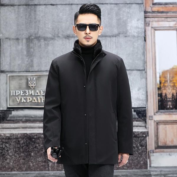 men's leather & faux high-end 2021 winter fur coat 100% genuine mink male black warm thick jackets men casaco masculino inverno gmm517
men's leather & faux high-end 2021 winter fur coat 100% genuine mink male black warm thick jackets men casaco masculino inverno gmm517