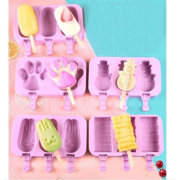 baking moulds homemade silicone ice cream mould mold popsicle with cover sticks cube tools
baking moulds homemade silicone ice cream mould mold popsicle with cover sticks cube tools