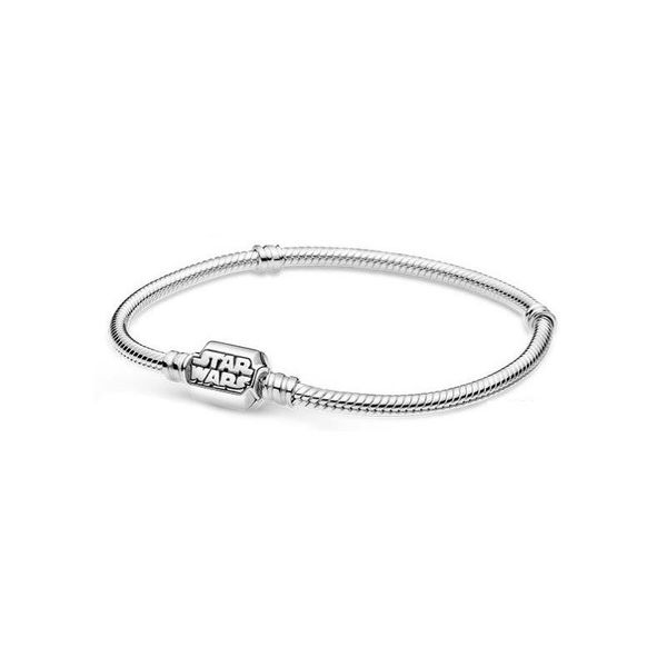 charm bracelets 2021 star s925 sterling war bracelet snake-shaped chain buckle snake bone jewelry women bangles gift, Golden;silver
