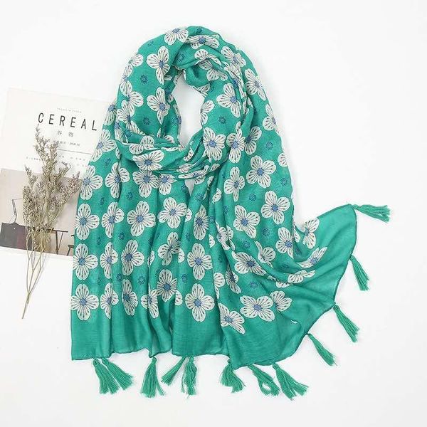 scarves 2021 fashion cotton flower print tassel scarf shawls long soft floral hijab wrap, Blue;gray
scarves 2021 fashion cotton flower print tassel scarf shawls long soft floral hijab wrap, Blue;gray