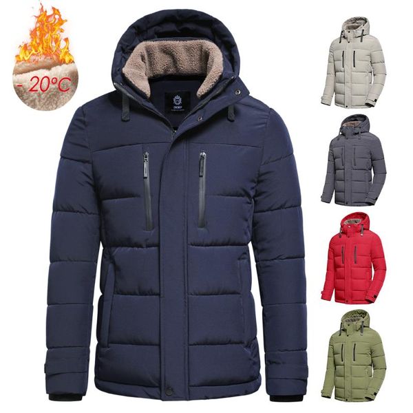 men's down & parkas men 2021 winter classic warm fleece detachable hat jacket coat autumn outwear outfits pockets parka jackets, Black
men's down & parkas men 2021 winter classic warm fleece detachable hat jacket coat autumn outwear outfits pockets parka jackets, Black