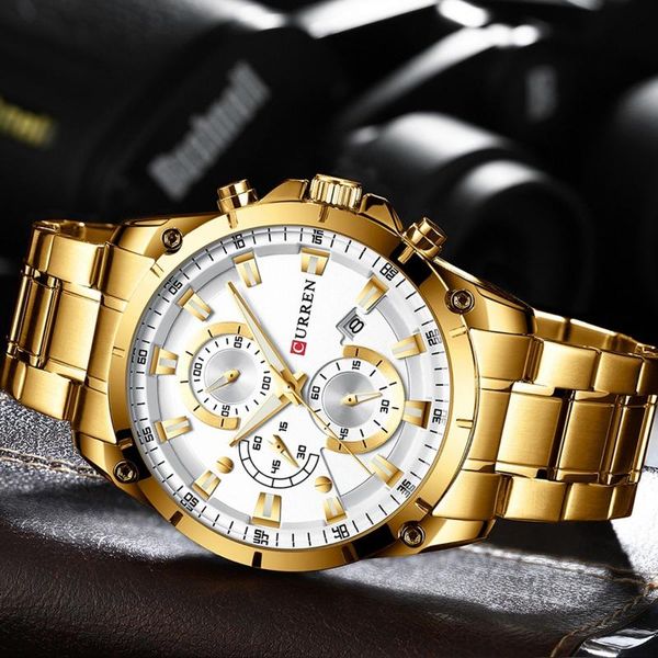luxury business classic quartz men watch 3atm waterproof luminous wrist calendar indicator three sub-dials second wristwatches, Slivery;brown
luxury business classic quartz men watch 3atm waterproof luminous wrist calendar indicator three sub-dials second wristwatches, Slivery;brown