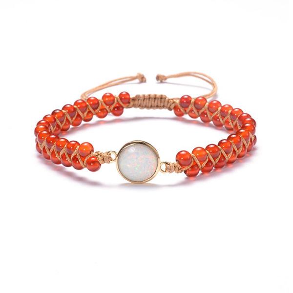 natural stone charm bracelets jades opal string braided strand friendship wrap bracelet women link, chain, Black
natural stone charm bracelets jades opal string braided strand friendship wrap bracelet women link, chain, Black