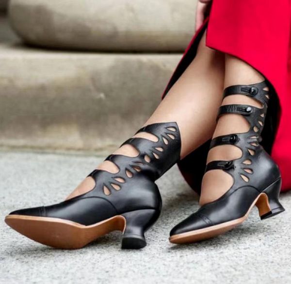 dress shoes pu leather pump women ankle boots high heels woman booties vintage ethic shoe chaussures femme zapatos mujer sapato sa1233, Black
dress shoes pu leather pump women ankle boots high heels woman booties vintage ethic shoe chaussures femme zapatos mujer sapato sa1233, Black