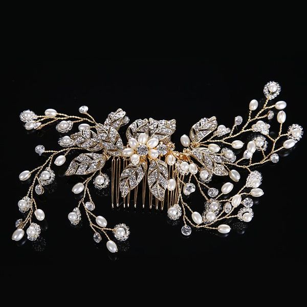 hair clips & barrettes slbridal handmade wired rhinestones crystals pearls flower wedding comb bridal accessories bridesmaids women, Golden;silver
hair clips & barrettes slbridal handmade wired rhinestones crystals pearls flower wedding comb bridal accessories bridesmaids women, Golden;silver
