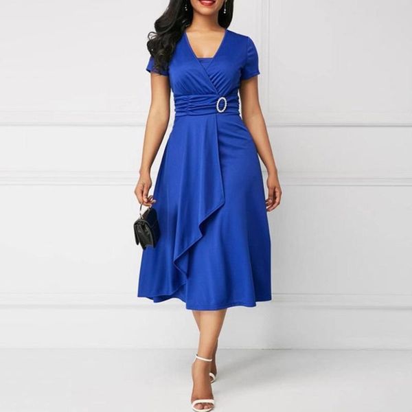casual dresses summer office dress elegant women short sleeve v neck high waist ladies work to wear blue plus size ruffles large, Black;gray
casual dresses summer office dress elegant women short sleeve v neck high waist ladies work to wear blue plus size ruffles large, Black;gray
