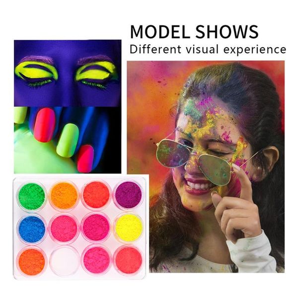 nail glitter 12 color phosphorescent powder pigment luminous shining halloween christmas art decorations glow in the dark, Silver;gold
nail glitter 12 color phosphorescent powder pigment luminous shining halloween christmas art decorations glow in the dark, Silver;gold