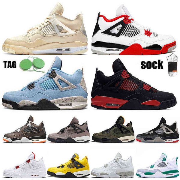 2021 with socks white jumpman 4 4s off womens mens basketball shoes fashion retro taupe haze sail fire red thunder sneakers sports
2021 with socks white jumpman 4 4s off womens mens basketball shoes fashion retro taupe haze sail fire red thunder sneakers sports