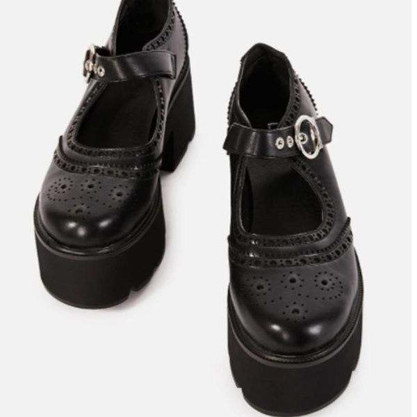 brand female solid black punk chunky pumps gothic marry janes buckle platform women high heels shoes woman dress
brand female solid black punk chunky pumps gothic marry janes buckle platform women high heels shoes woman dress